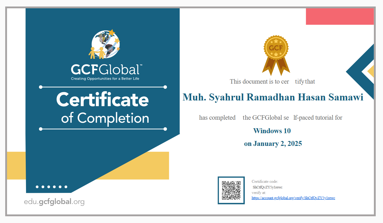 GCF Skill Badge